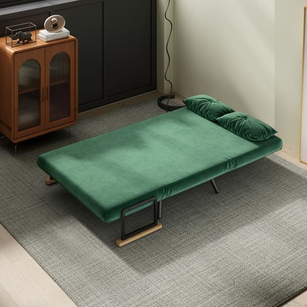 Sofa Seng 102x73x81 cm Grøn Fløjl Polstring
