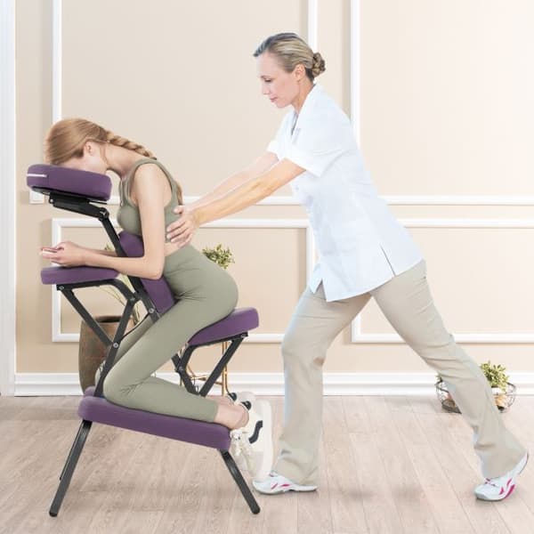 Massagestol, 48x75x110-120 cm, Sort , Star