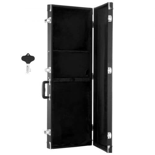Elektrisk guitar hardcase 105x35x11 cm sort