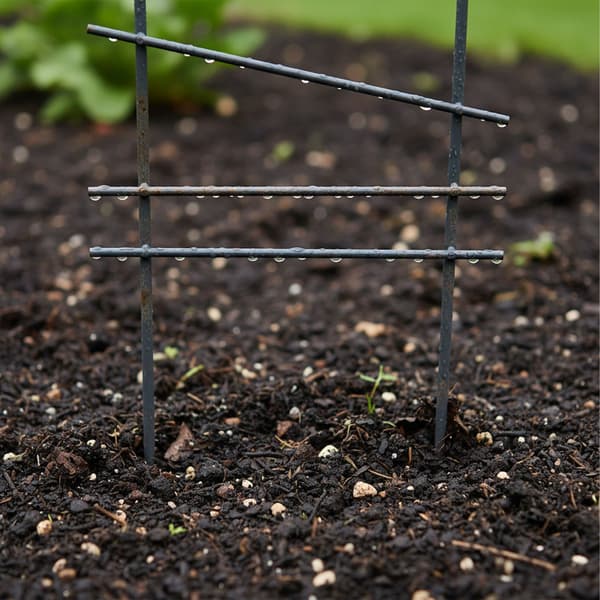 Trellis Set 115x28x0,5 cm Svart Stål, Kodustaar