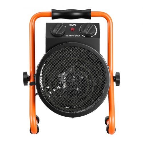 Drivhusvarmer BG-E2A-01 2000W 27x22x32,5 cm sort/orange