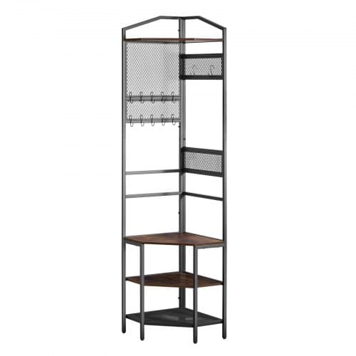Hörnhallsträd 43x43x181 cm Stål Förvaring