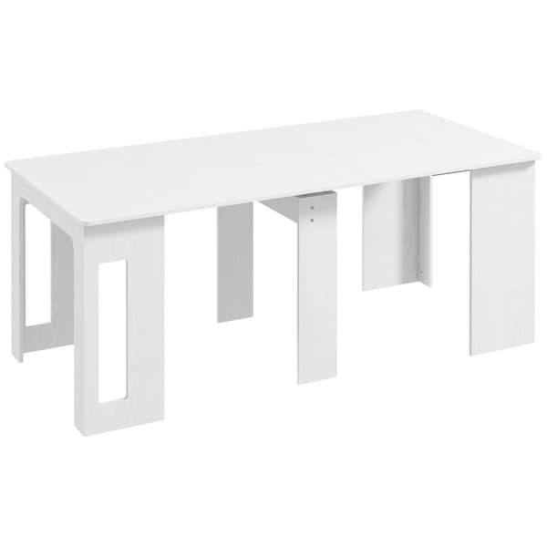 Matbord utdragbart hopfällbart köksbord 60-180x85x75 cm vitt