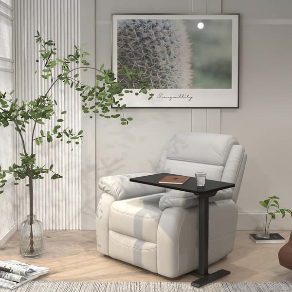 Skrivebord ERGO 70x40x65-103 cm Sort