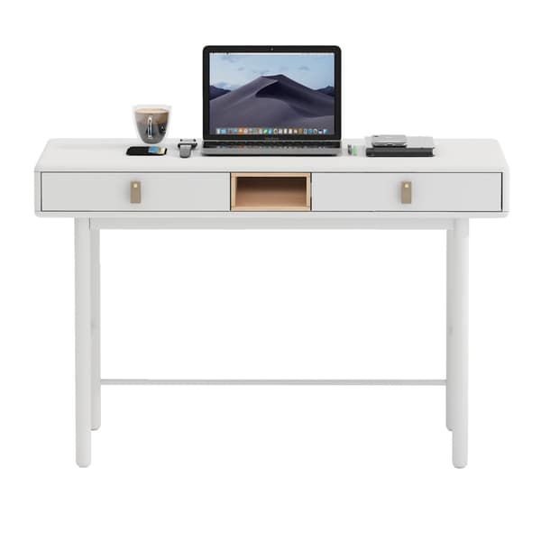 Skrivebord IRIS 120x60x75 cm hvid