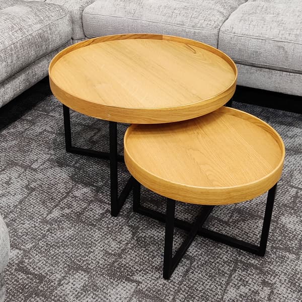 Sofabord 70x46 cm 50x38 cm Eg