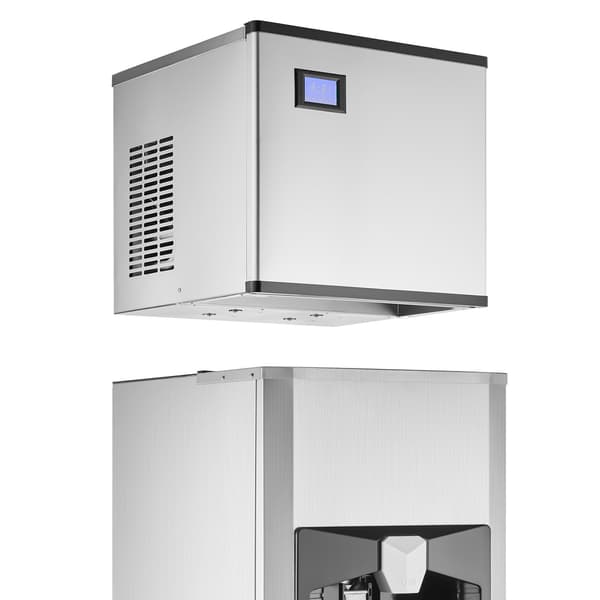 Isterner, Kommerciel isterningsmaskine 56,5x86,5x130 cm, rustfrit stål