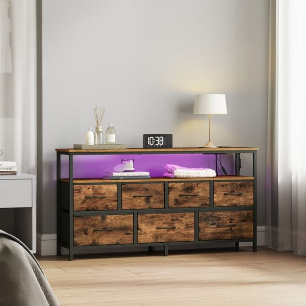 Sideboard 30x113.8x68.1 cm Brun-Svart träförvaring