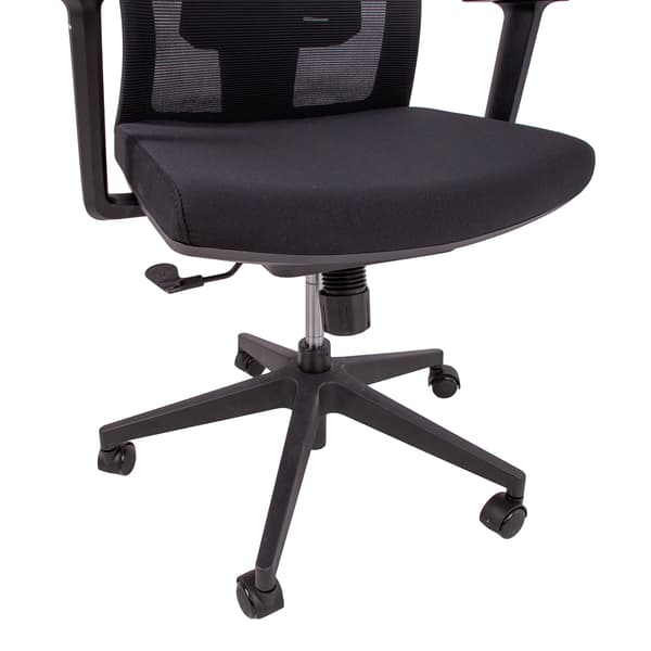 Kontorstol Venon 58x58x94-100,5 cm Sort