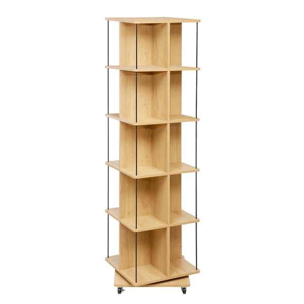 Bogreol FERDIE 45x45x176 cm Ask Sort