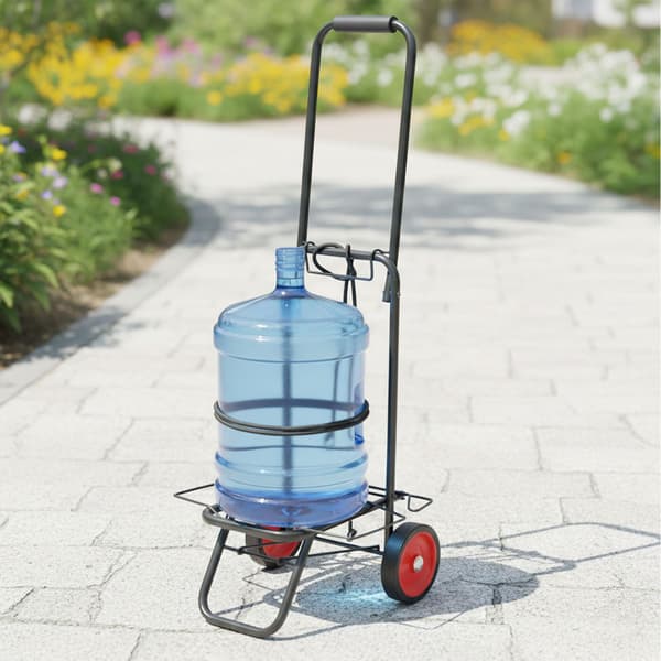 Hopfällbar shoppingvagn 100x44x34 cm stål, Kodustaar