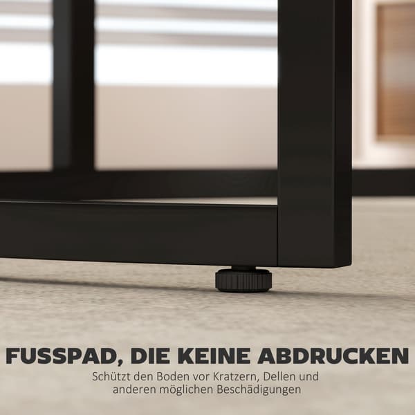 Soffbord Set 2 delar 78,5x78,5x46,5 cm Grå Metall