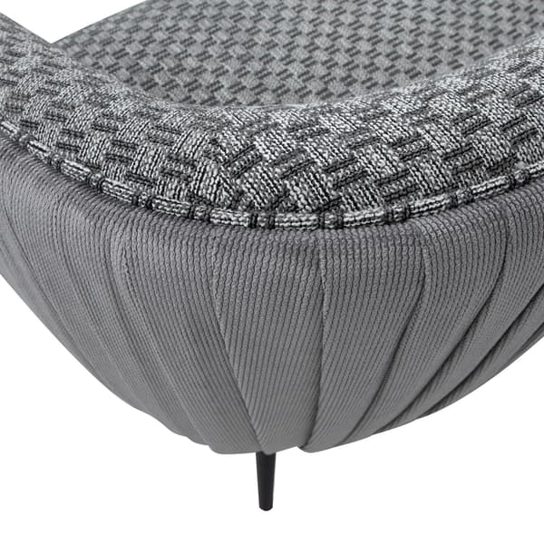 Soffa ACCENT 179x80x74 cm grå