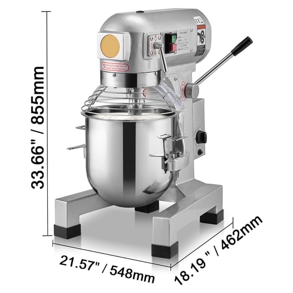 Madmixer, 28,5L, 54,8x46,2x85,5 cm, Sølv, Rustfrit stål