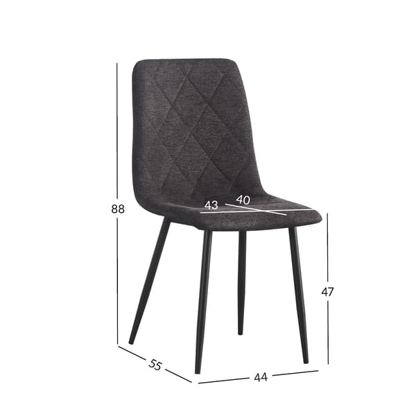 Stol MELS 44x55x88 cm Brun