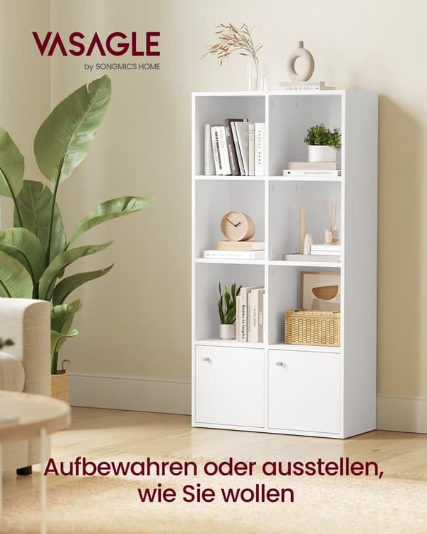 Bokhylle 29x65,8x130 cm Hvit Tre
