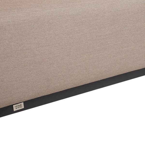 Sofa AMORE 184x104x42 cm beige stof
