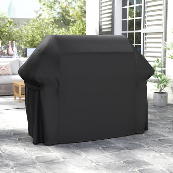 Grillbetræk 151x71x113 cm sort