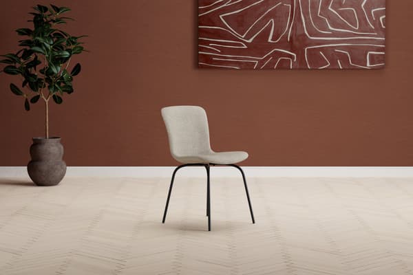 Spisebordsstol Linus 2-pak Beige Bouclé