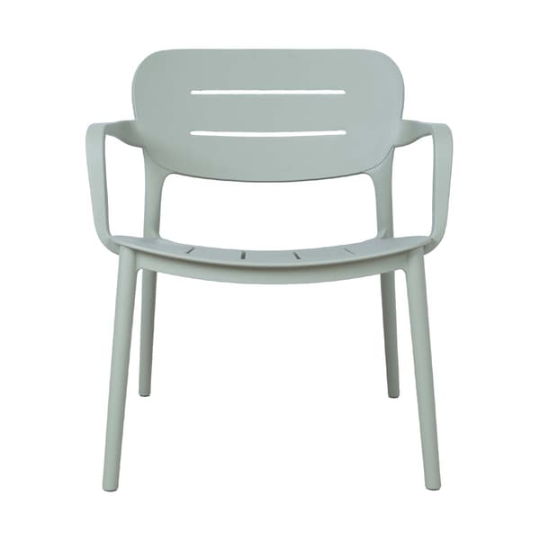 Stol Mango 64x66x75,5 cm grågrön plast