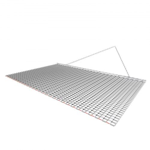 Släpsläde 152,5x91,4x1 cm Galvaniserat stål