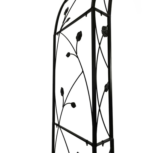 Rosebåge Metall Svart Trädgårdsstruktur, Kodustaar