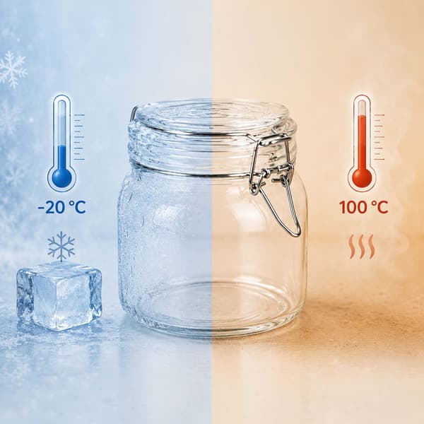Set med syltburkar 12,5x11,5 cm Transparent glas, Kodustaar