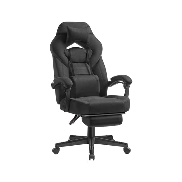 Gaming Stol 70x70x122 cm Sort, ergonomisk design