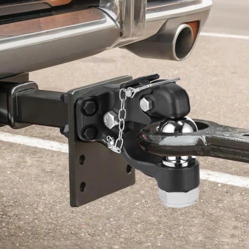 Pintle-krog, 165x115x185 mm, Sort, Stål