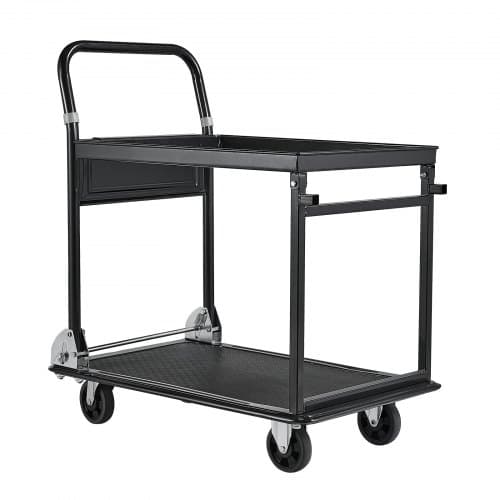 Platform håndvogn 73x47x82 cm stål foldbar