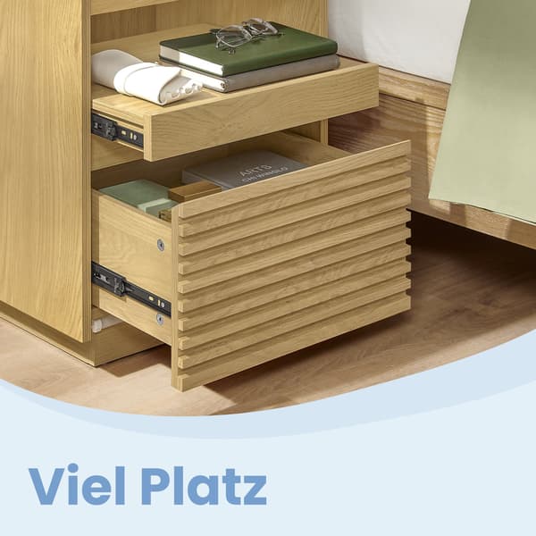 Nattbord 40x45x55 cm Beige, MDF