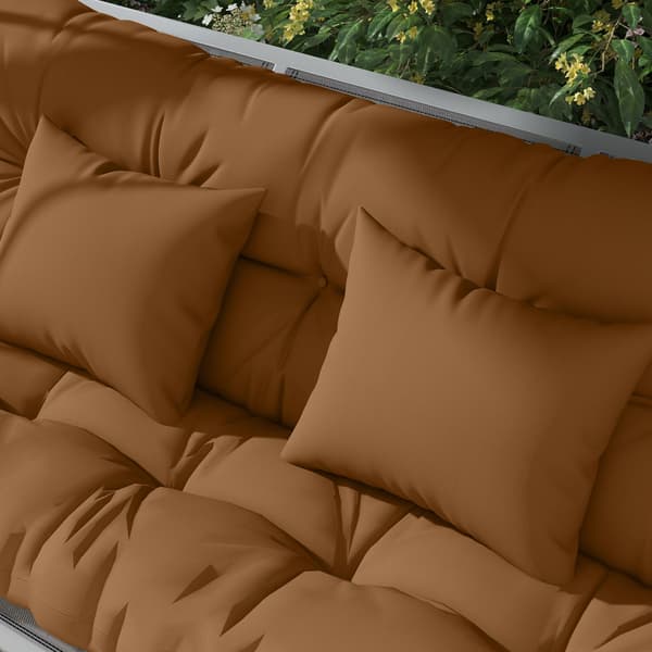 Istuintyynysetti 150x50x10 cm Ruskea Polyesteri