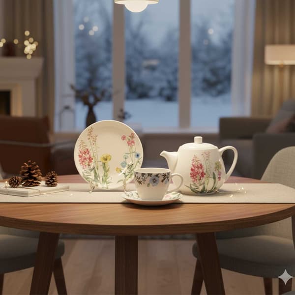 Tallrik 26,5 cm Keramik, Lilian