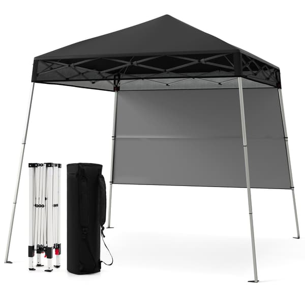 Pop-up havepavillon 2x2 m sort