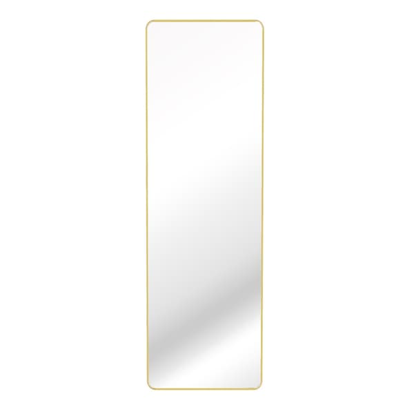 Fuld Længde Spejl 120x40 cm Guld Aluminium Legering