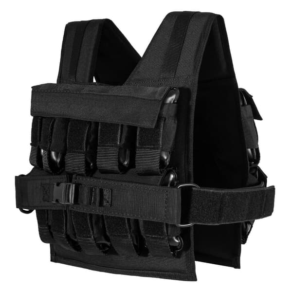 Vægtvest 20 kg 34x40 cm sort