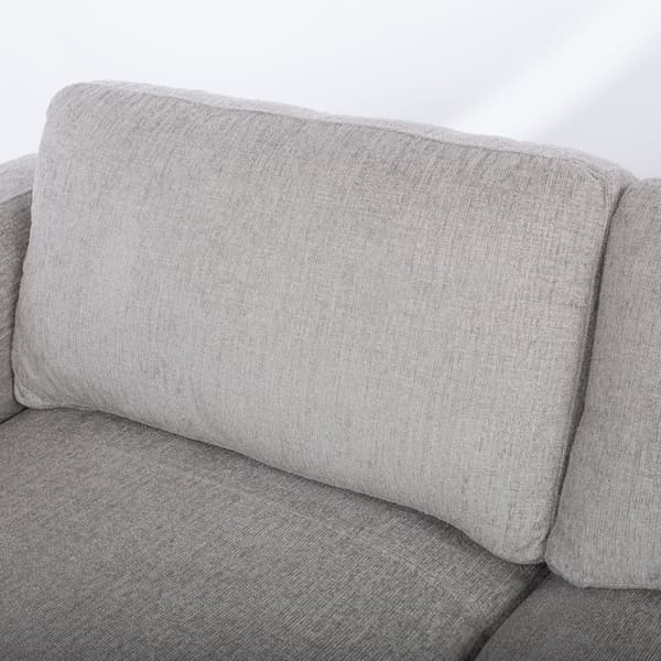 Hörnsoffa SIRE 272x174x83 cm Grå Tyg