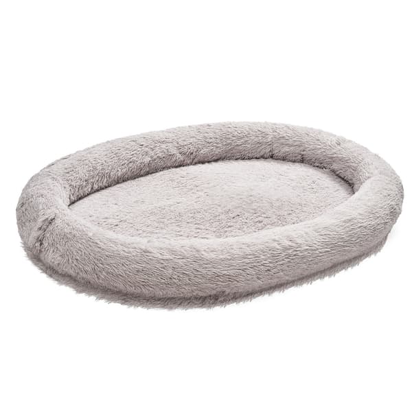 Hundsäng för människor, 176x122x24 cm, Grå, Memory Foam