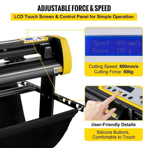 Vinylskärare Plotter 111x33x42 cm Guld