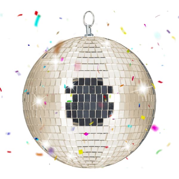 Disco kugle, 20 cm, champagne, Kodustaar