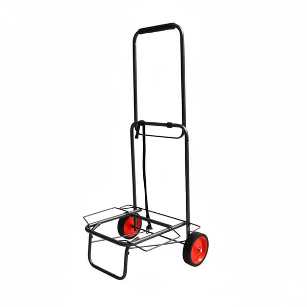 Hopfällbar shoppingvagn 100x44x34 cm stål, Kodustaar