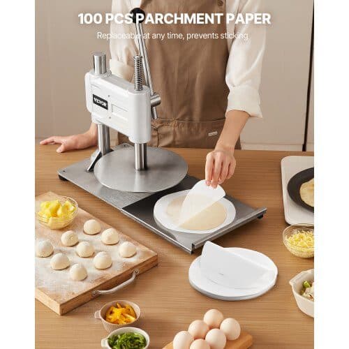 Pizzadegpress, 400x245x360 mm, rostfritt stål