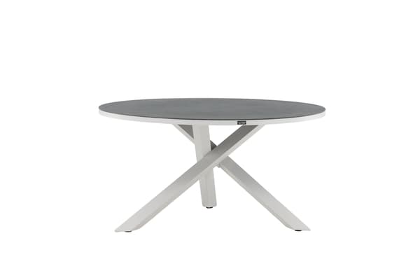 Ruokapöytä Copacabana 140 cm Harmaa, Alumiini