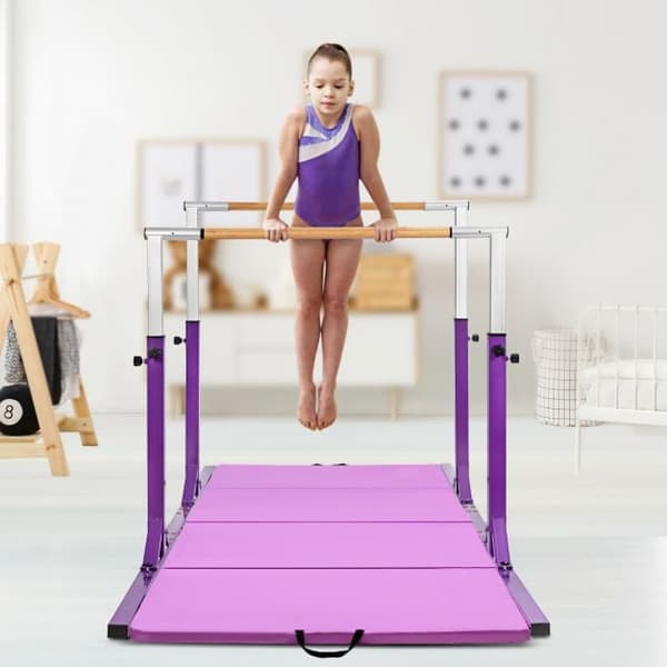Gymnastiktræning Parallel Bars, 99x52x55 cm, Lilla , Star