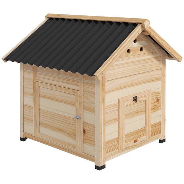 Ankstall 78x90x92 cm natur/svart