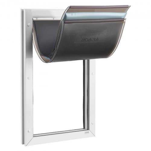Husdörr, X-Large, 71.2x43.7x7.7 cm, Vit, Metallram
