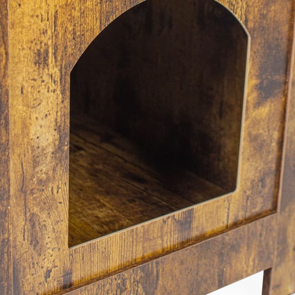 Kattekabinet, mørkebrun, Kodustaar