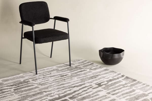 Matto, Milos mikropolyesteri, 230x160 cm, Harmaa