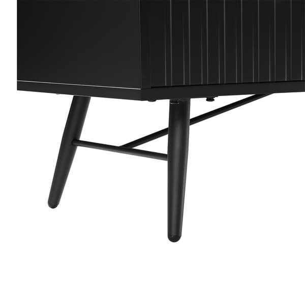 Sideboard PIXAR 100x40x115 cm svart