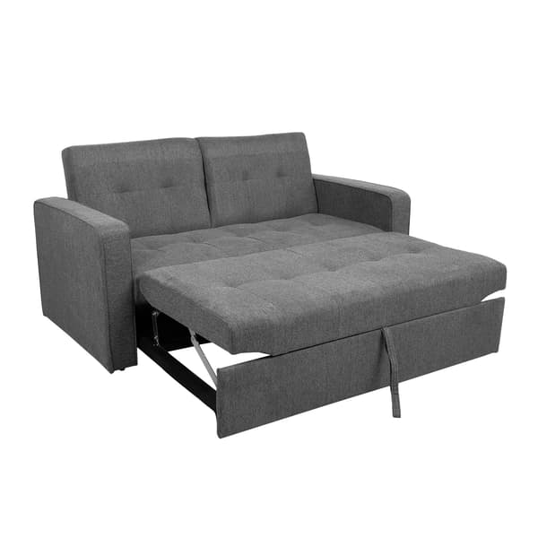 Soffa Säng 162x89x85 cm Grå Tyg